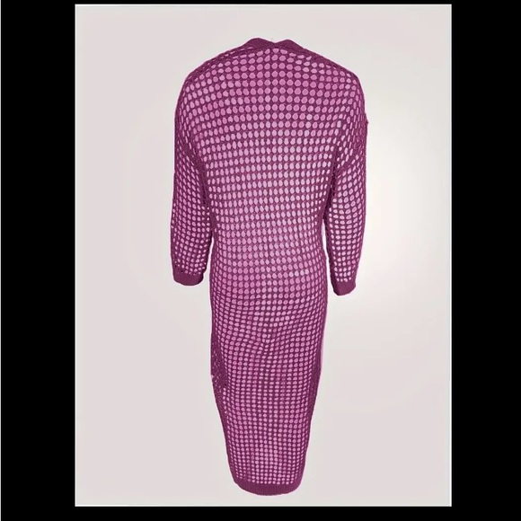 Crochet Cardigan in Spring Trend color report. - Picture 4 of 4